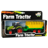 Kids Globe Globe Globe Tractor met Aanhanger Licht Geluid 1:32