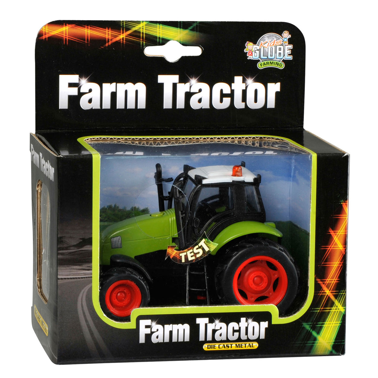 Kids Globe Globe Tractor met Licht en Geluid, 1:32