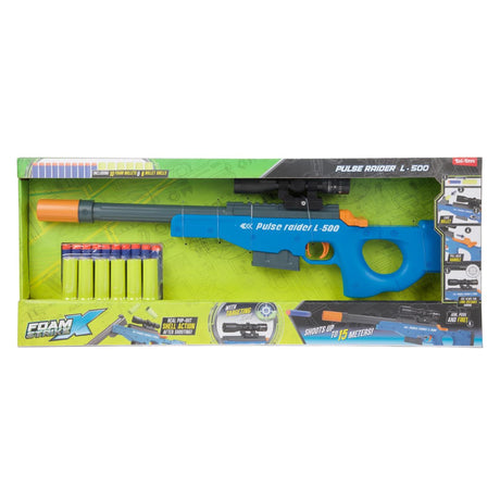 Toi-toys foam strikex pistool -pulse raider l-500-met hulzen
