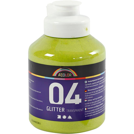 Cuideachta cruthaitheach https: www.cchobby.nl acrylic-paint-with-glitters-lime-green-500-ml-1-bottle