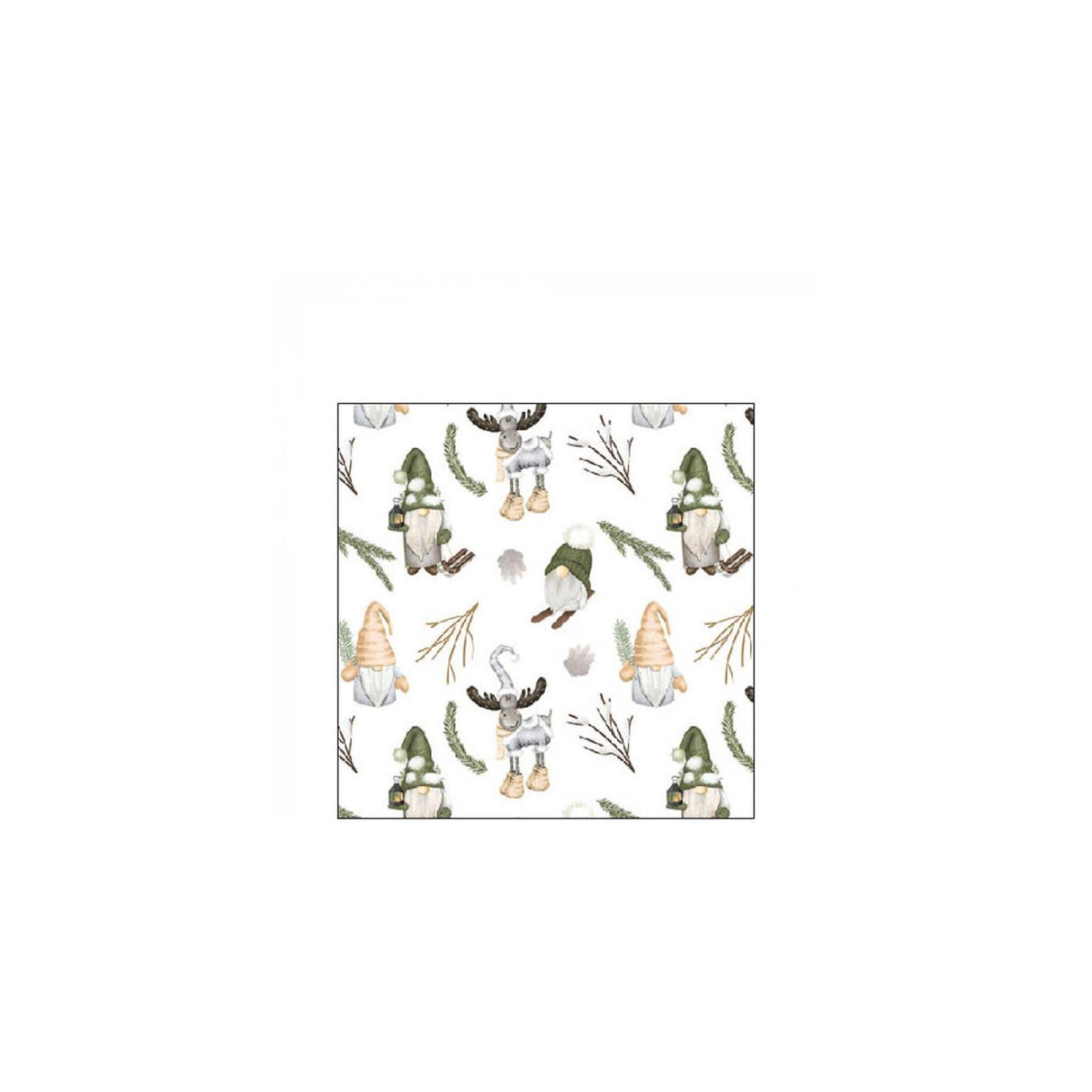Ambiente napkins 25cm forest gnomes