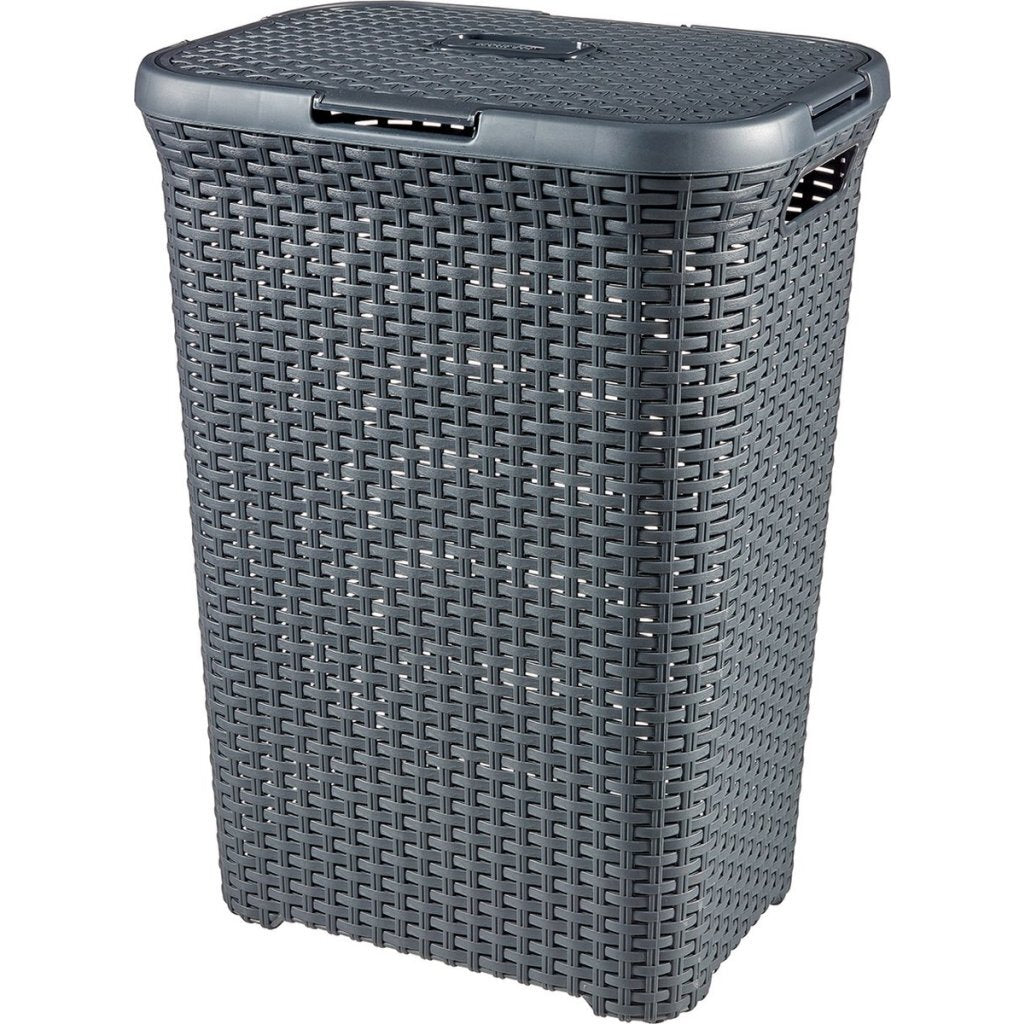 Currver Curver Stil-Wicker kuckt Wäschmaschinn 60l Anthhracite