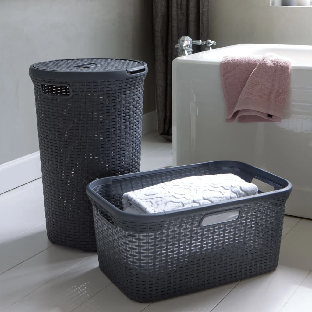 Curver Curver Laundry Basket Style 45 L Anthracite -