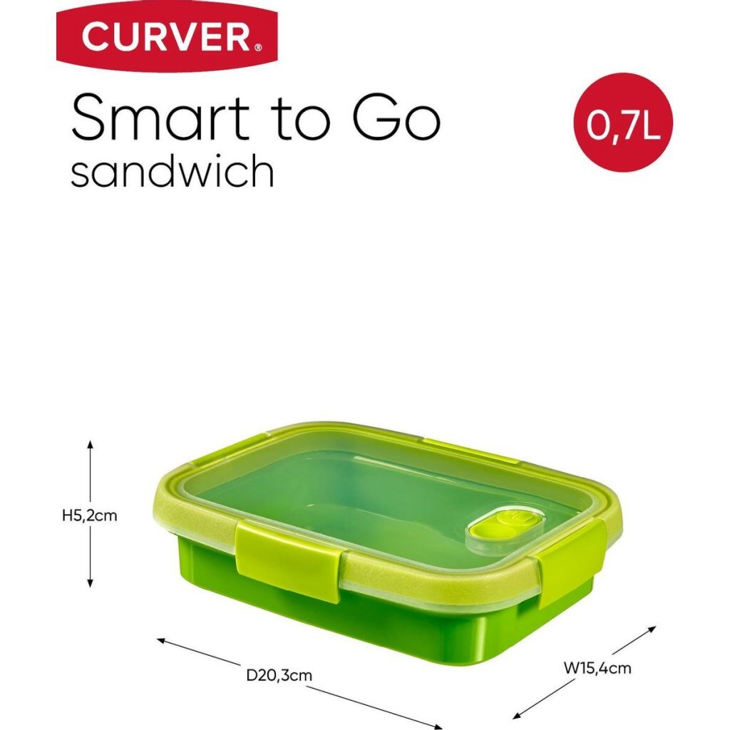 Curver Smart to Go Sandwich Box 0,7 L