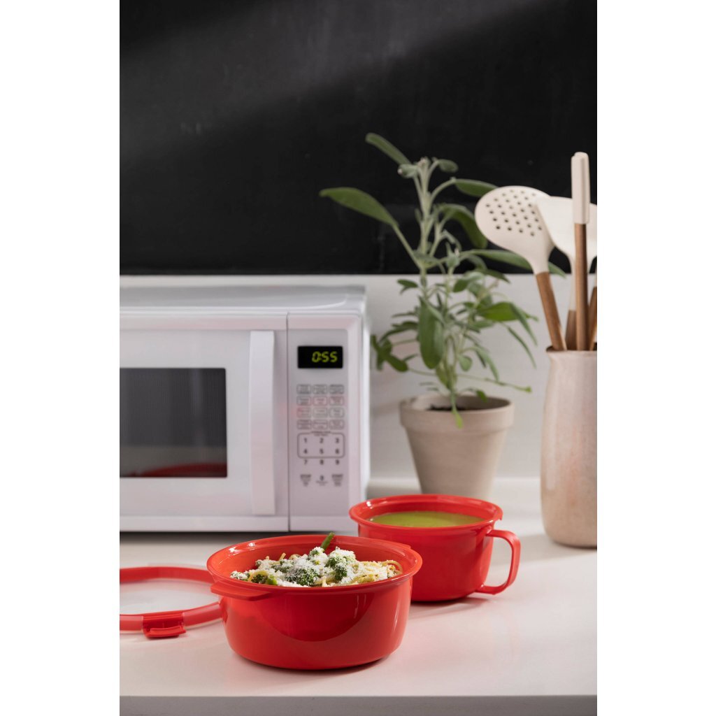 Curver Curver Microwave Soup Bowl 0.9L röd