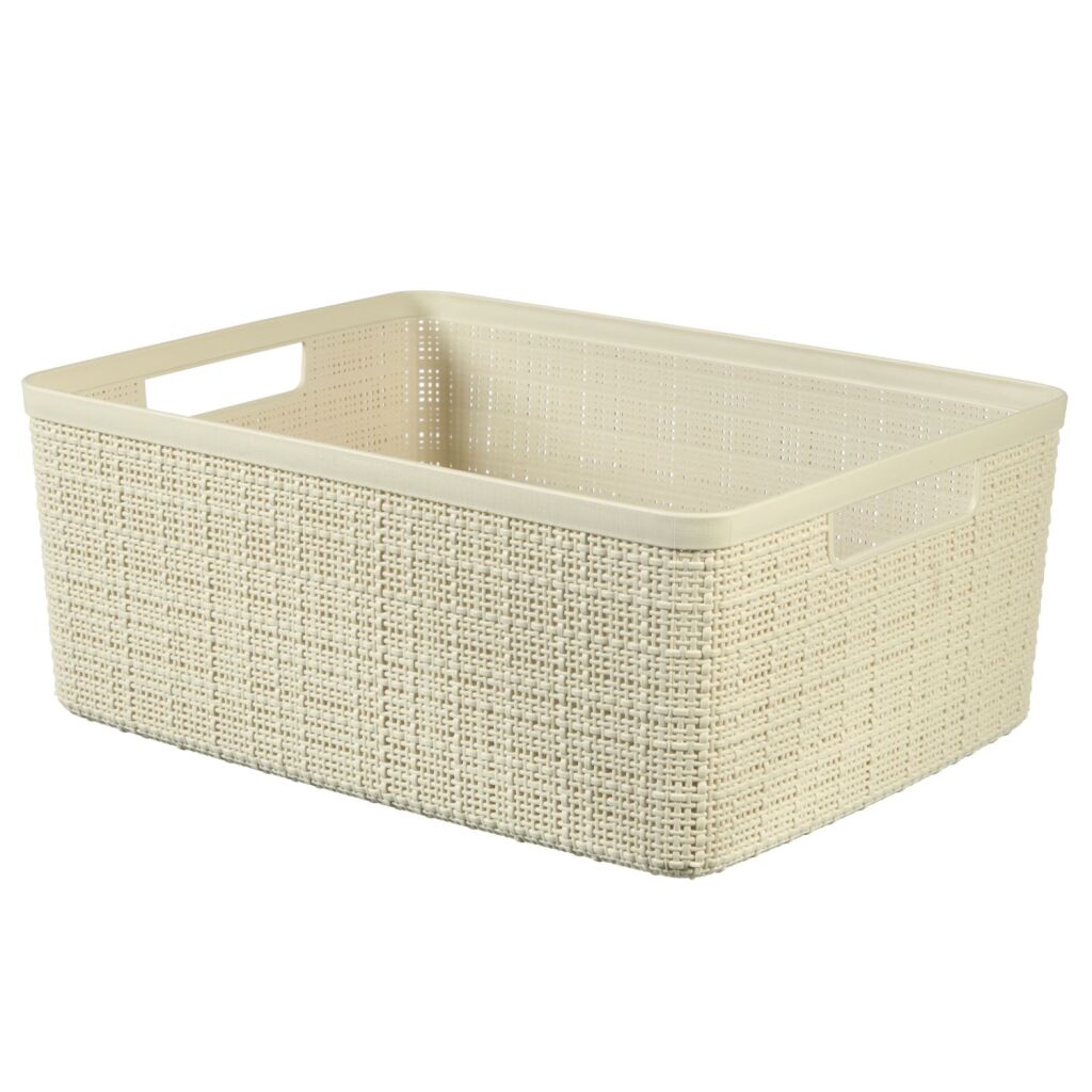 Curver Storage Basket Jute-look 12l cr Egrave;