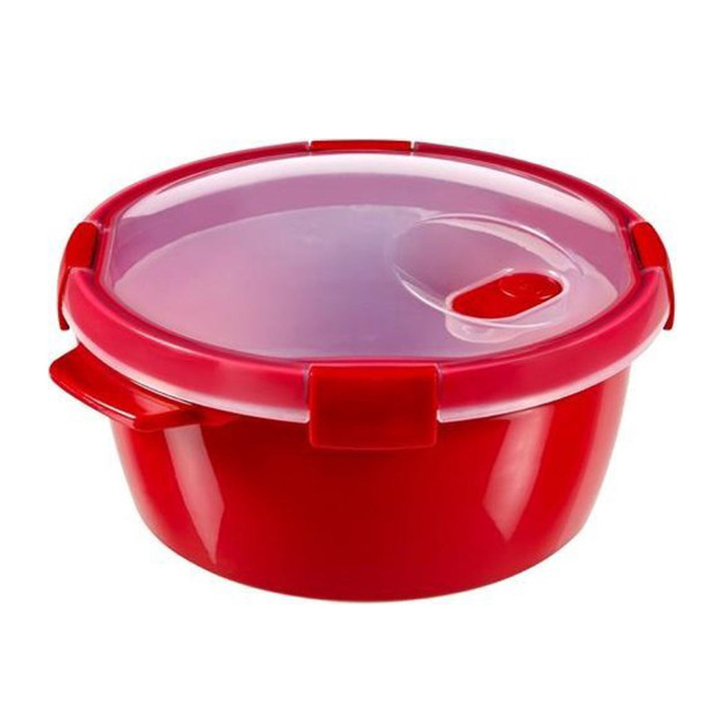 Curver Curver Smart Steamer Magnetronbak Rond 1.6L Rood