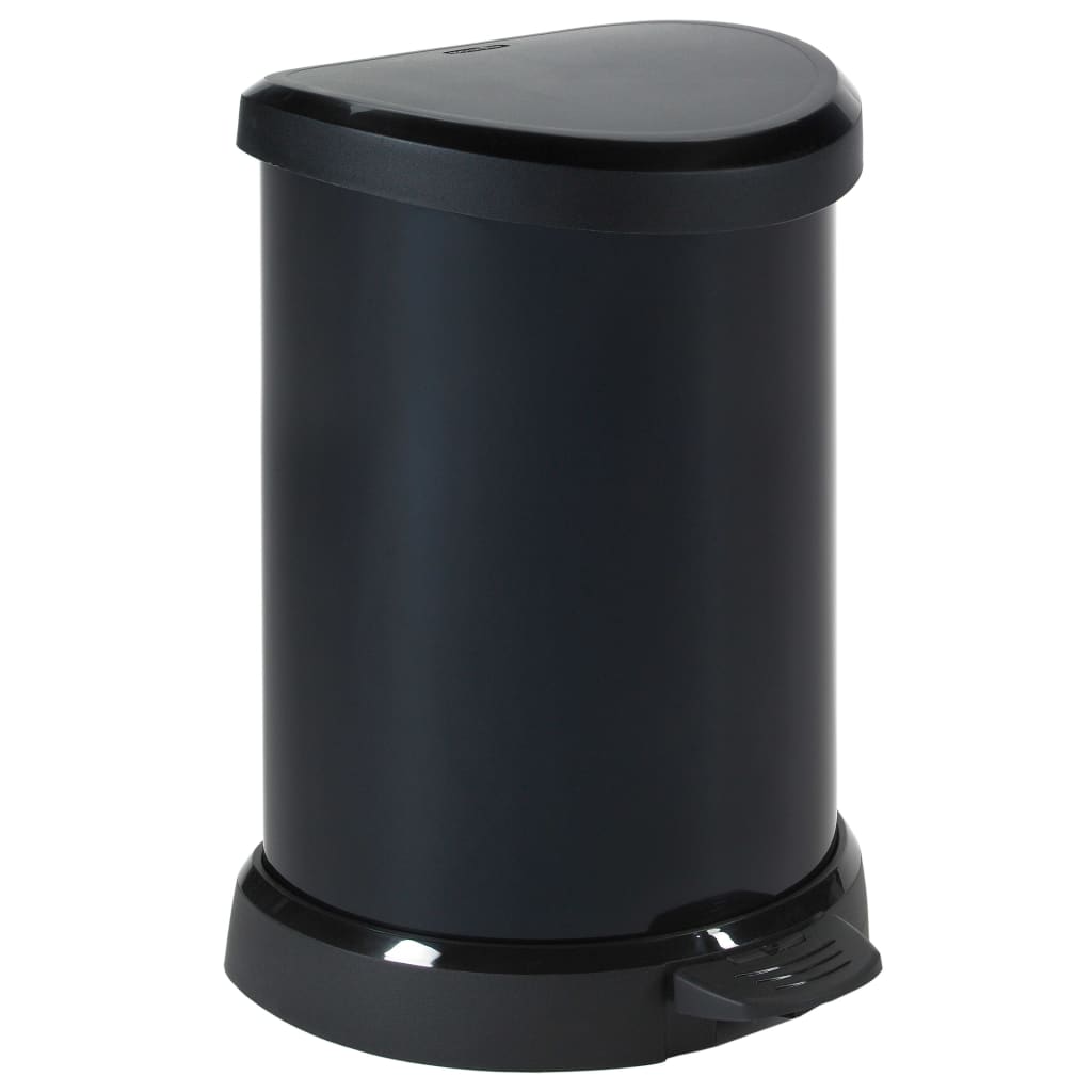 Curver Curver Pedal Bin With Binnenmmer Deco 20 L Metallic Black