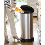 CURVER CURVER DECLBIN PEDAL BIN OVAAL 40L SERVAL BLACK