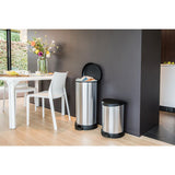 CURVER CURVER DECLBIN PEDAL BIN OVAAL 40L SERVAL BLACK