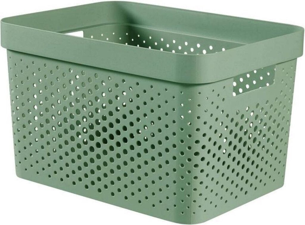 Curver Curver Infinity Recycled Dots Boîte de rangement 17 litres de vert