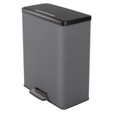 Currver Currver Pedal Bin Dekon rechteckeg 65 l killt Grey