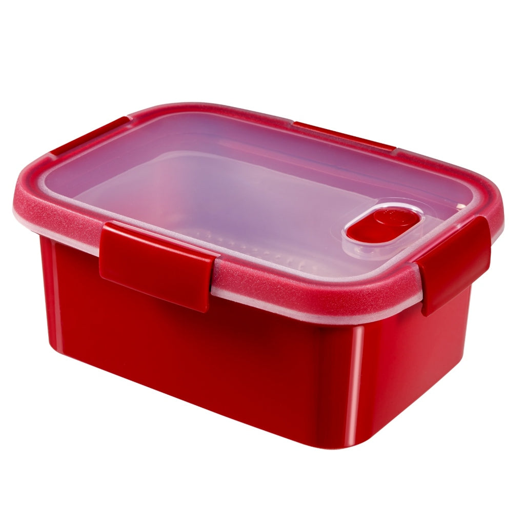 Curver Curver Mikrovlnná trouba Eco Steamer Rectangle 1,2L Red