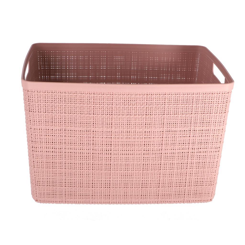 Currver Curver Späichere Basket Jute-kuckt 20l rosa