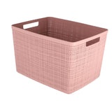 Curver Curver Opbergmand Jute-Look 20L Roze