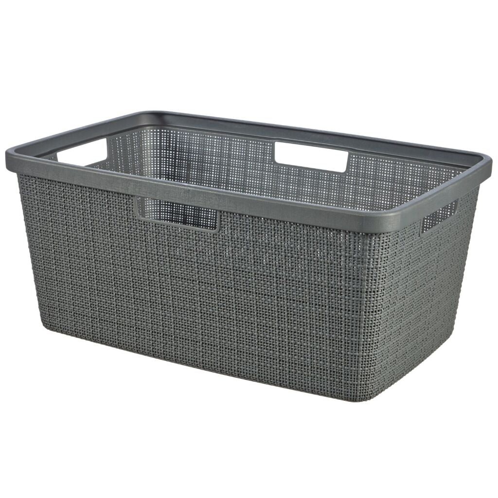 Curver Lavaundry Basket Jute Look 46l Grigio scuro