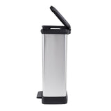 Curver Decobin Duo Pedal bin 23l+23l silver metallic