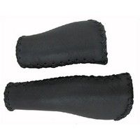 Velo Handle Leather Ergo 92 135 mm noir