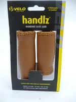 Velo Handle Leather 92 127mm Brown - skutečná kůže