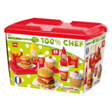 Ecoiffier 100% Chefkoch Hamburgers setzte 25DLG.