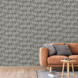 Dutch Wallcoverings Dutch Wallcoverings Wallpaper Galactic Silver colored and Brown