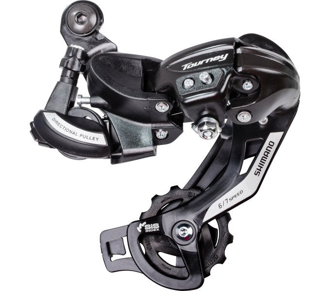 Shimano Tourney TZ500 Achter de 6 velocidades Beracleur. Para confirmación en la ruta del desviador, (paquete colgante)