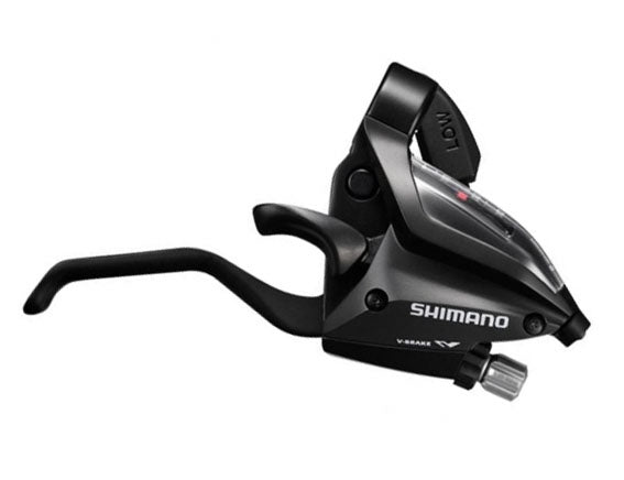 Shimano Versteller (rechts) mit Bremshebel 7 Geschwindigkeit St-Ef500 2 Finger schwarz