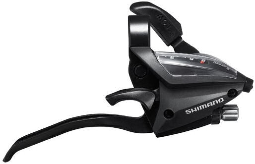 Shimano Versteller (po prawej) z dźwignią hamulcową 8 prędkości ST-EF500-4 4 Palce Czarne