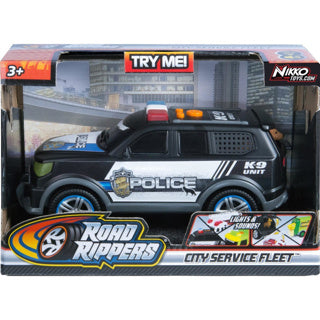 Nikko toys nikko road rippers city: policejní suv se psem (20023 20020)