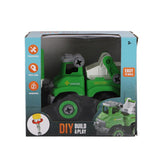 Garbage truck can be dismantled