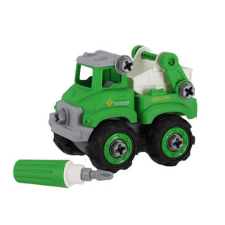 Garbage truck can be dismantled