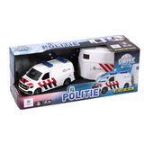 Kids Globe VW Transporter Polizei mit Pferdeanhänger