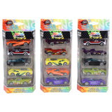 Rapid wheels car die cast color change 5 pack | 4 pieces
