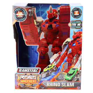 Robot dino car launcher light and sound + 1 car