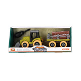 Nincs márkás traktor pótkocsival