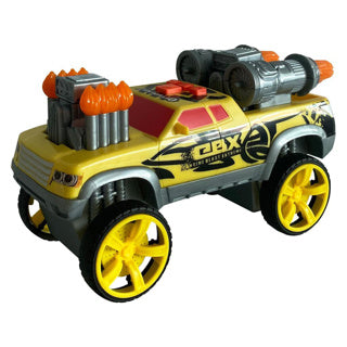 Car engine blast extrime offroad extinguish light sound