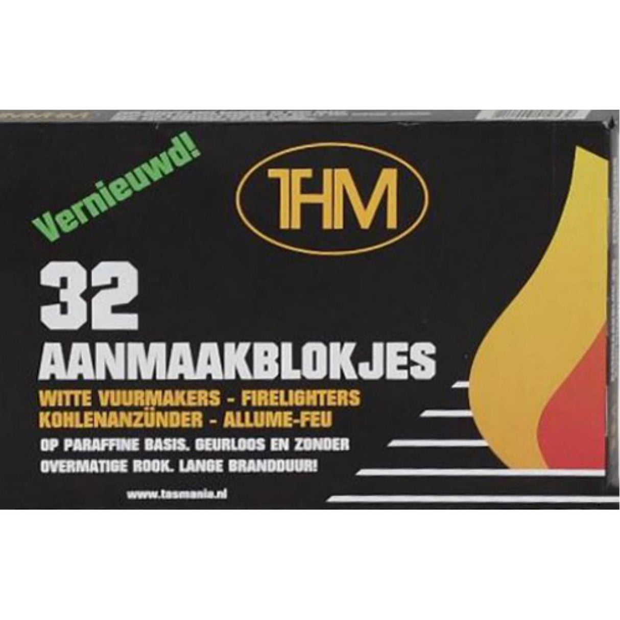 Thm white firelighters pack of 32 pcs