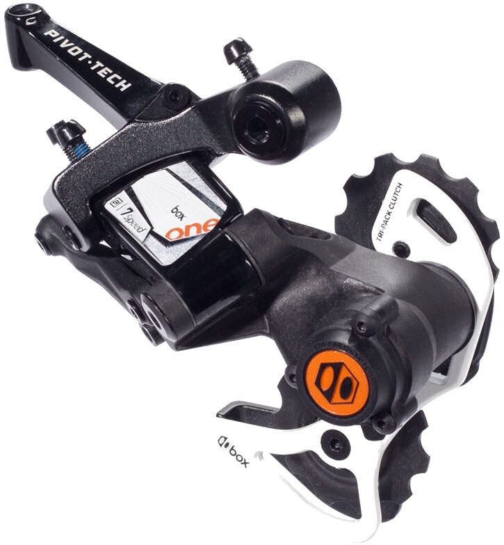 Box components Achterderailleur down-hill 7-speed One met korte kooi zwart