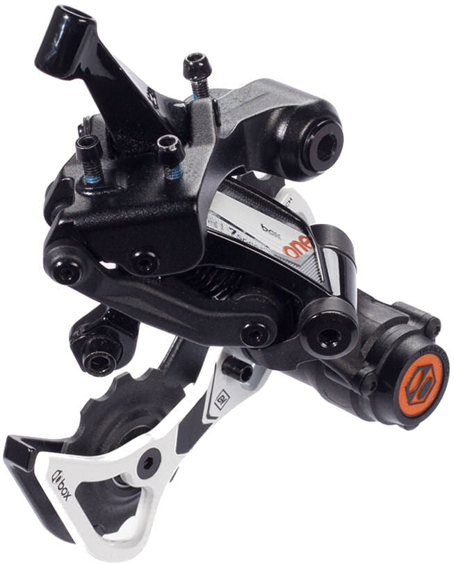 Box components Achterderailleur down-hill 7-speed One met korte kooi zwart