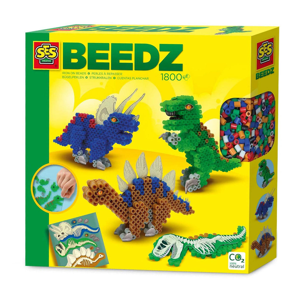 SES Creative Beedz String Perlen - Dinoos