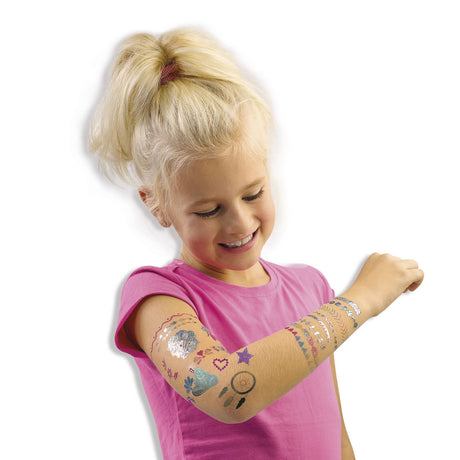 Ses creative - Hobbyrosa - 3 an 1 Glamour Tattoo'en - Meedercher Handwierk - biodegradéierbar - ab 5 Joer