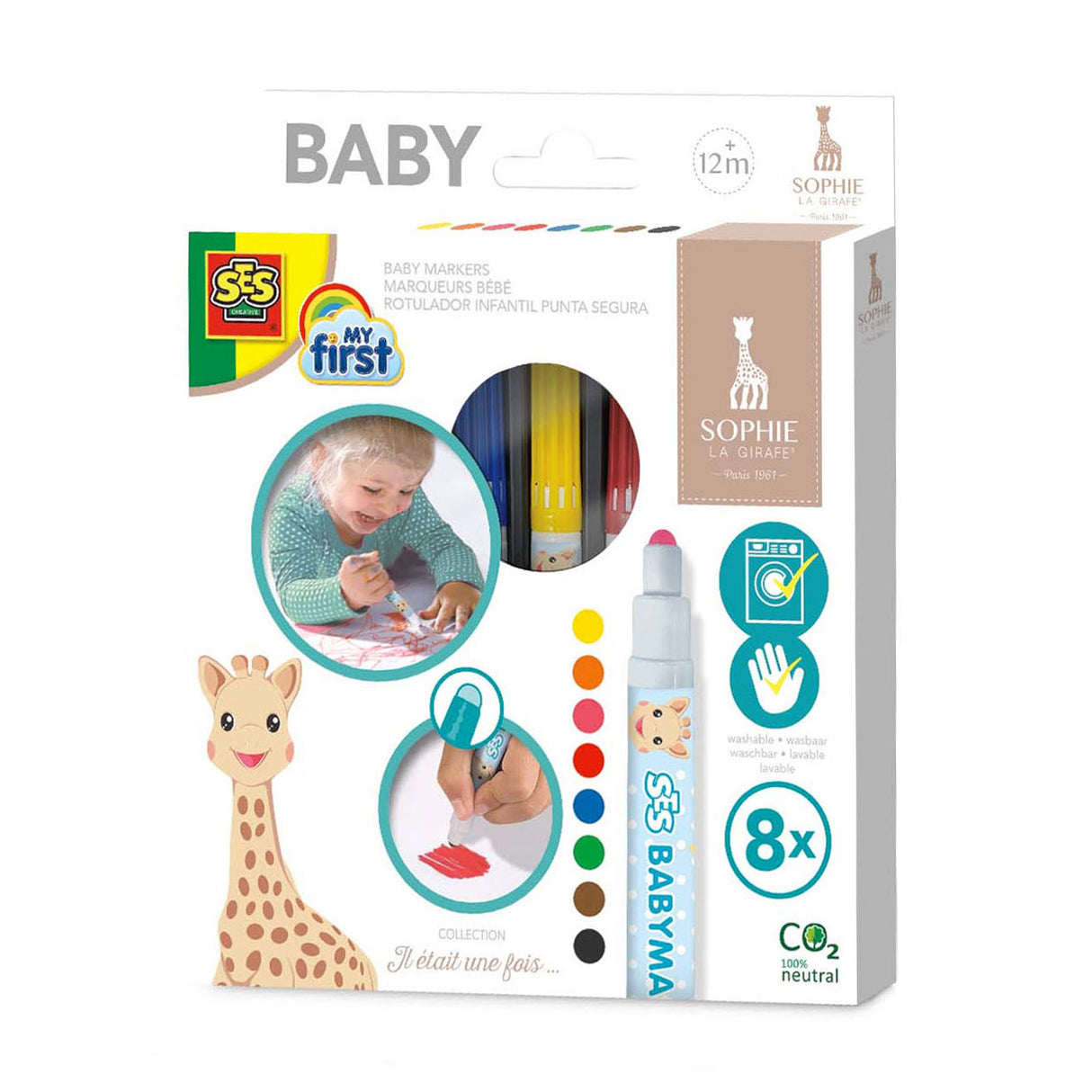 Ses il mio primo Sophie La Girafe Babymarkers