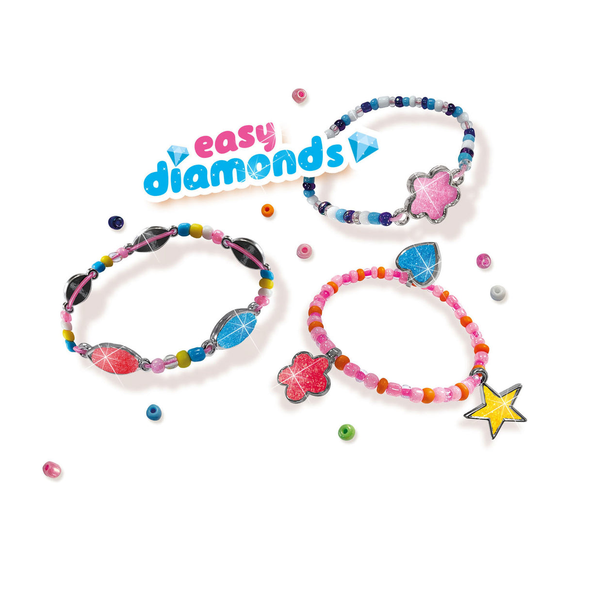 Ses einfach Diamanten Braceletten