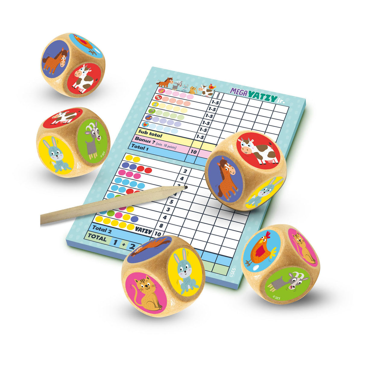 SES MEGA YASTZY JUNIOR CHIRDILS -Brettspiel