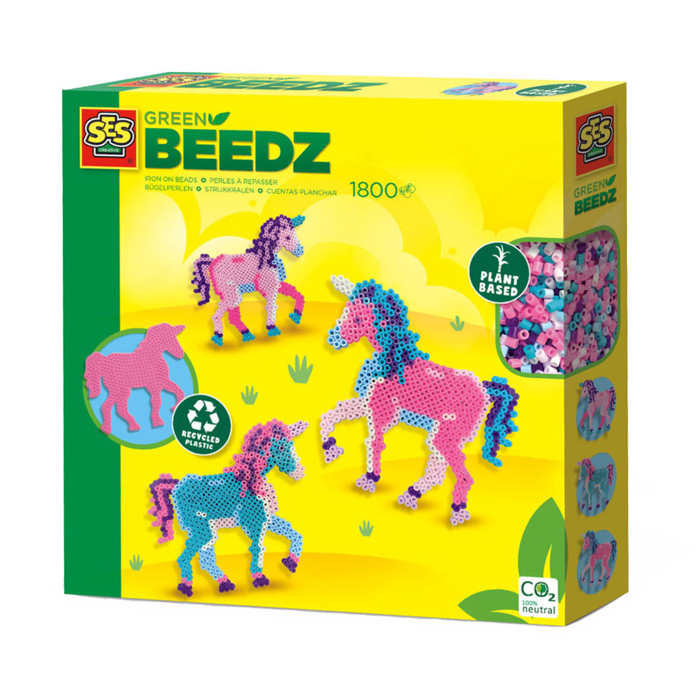 SES Green Beedz String Perle Set Unicorn