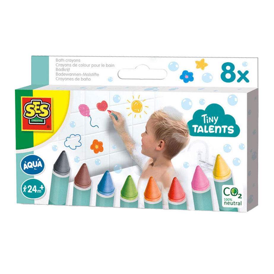 SES Tiny Tiny Talents Bath Chalk 8 colores