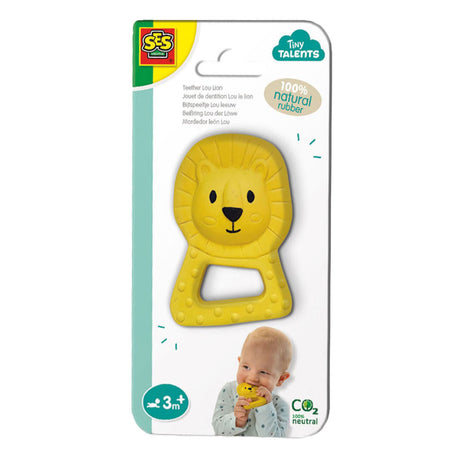 Hračka Ses tiny talents na zúbkovanie lou lion - 100% prírodný kaučuk
