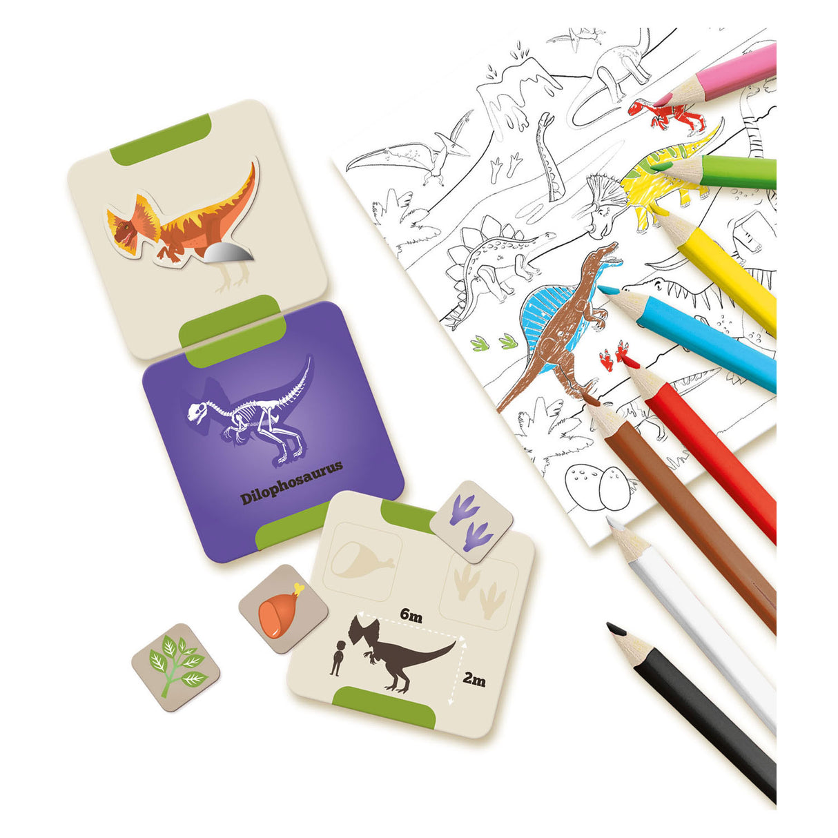 Ses I learn dinosaurs craft set