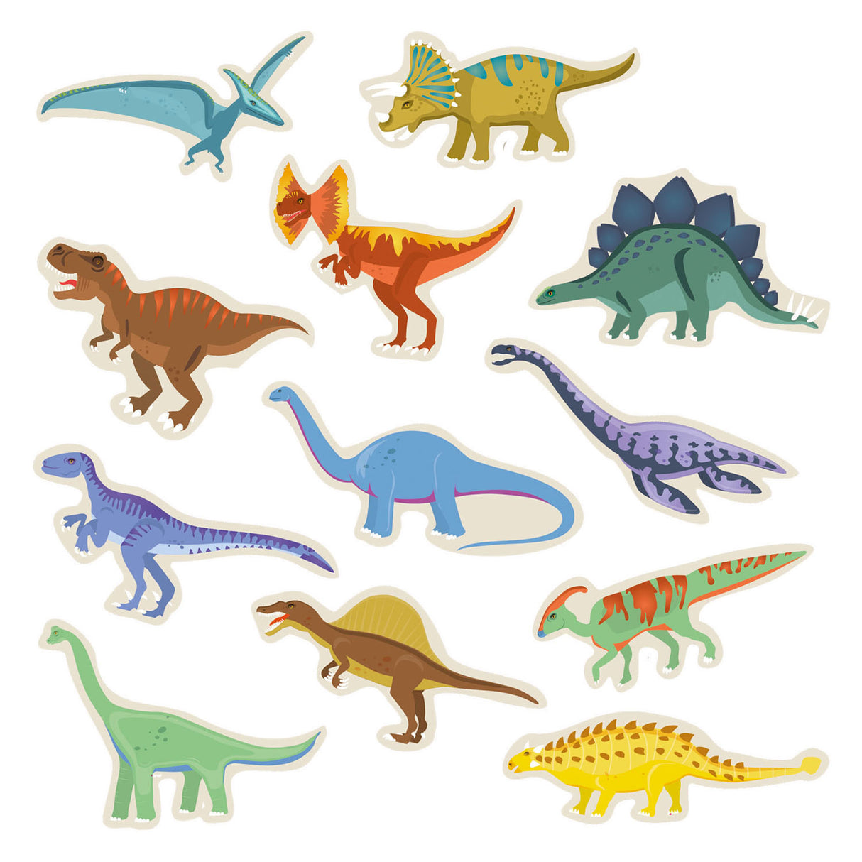 Ses I learn dinosaurs craft set