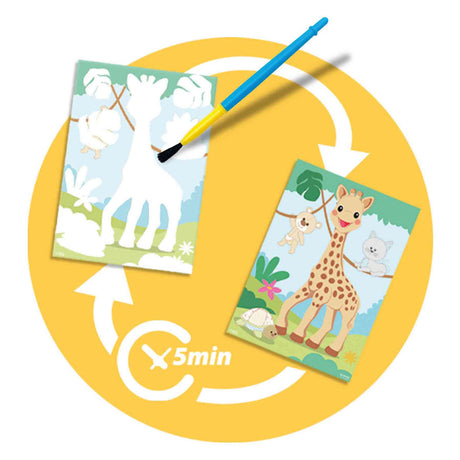 Ses creative ses min första sophie la girafe - färgning med vatten